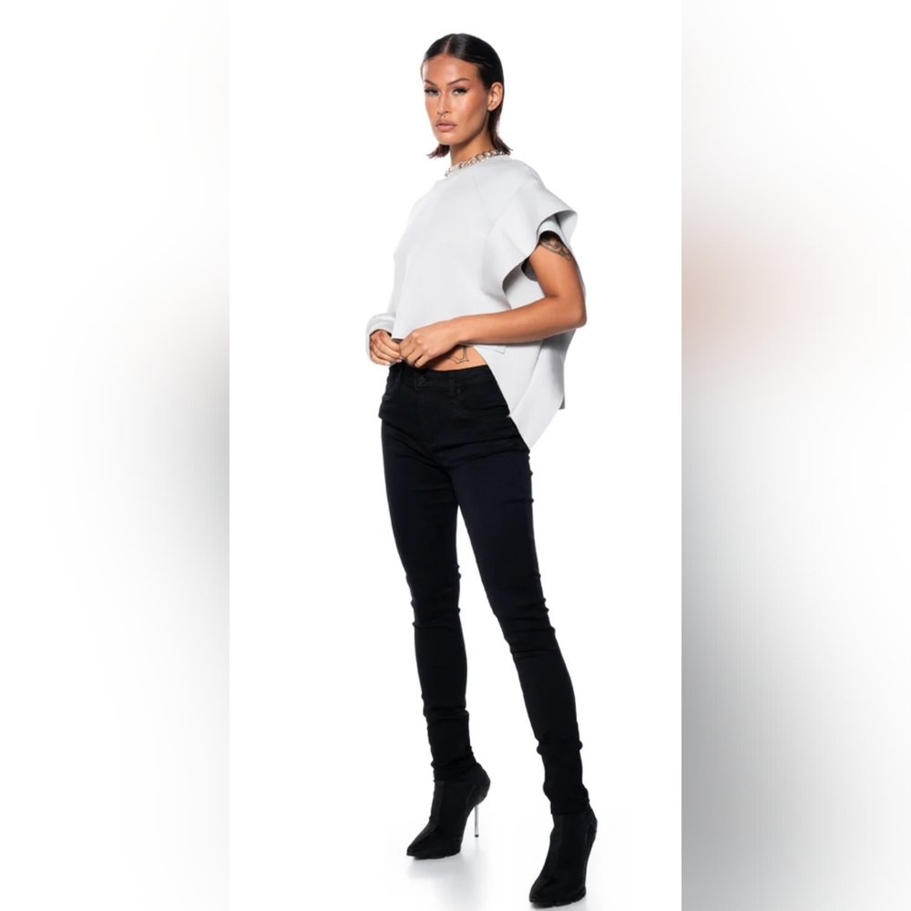 AKIRA Flex-Fit High-Rise Women's Black Skinny Jeans